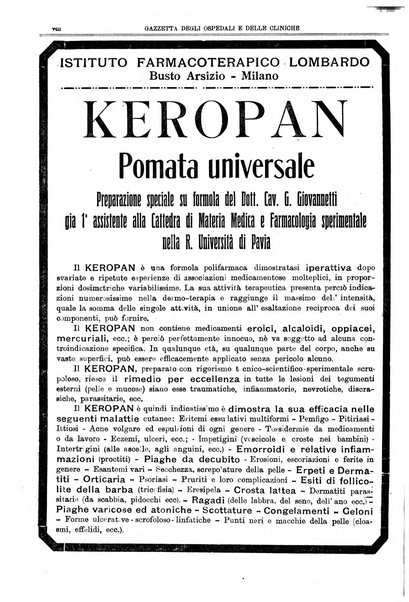 Gazzetta degli ospedali e delle cliniche