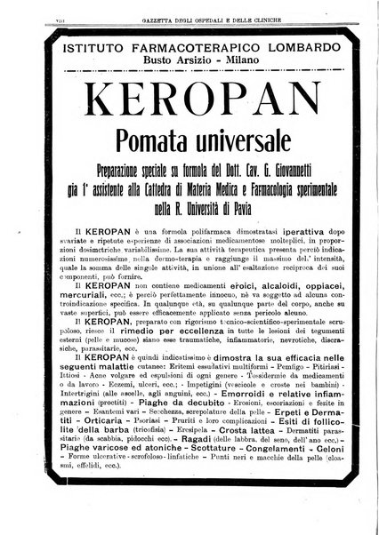 Gazzetta degli ospedali e delle cliniche