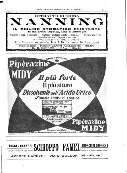 Gazzetta degli ospedali e delle cliniche