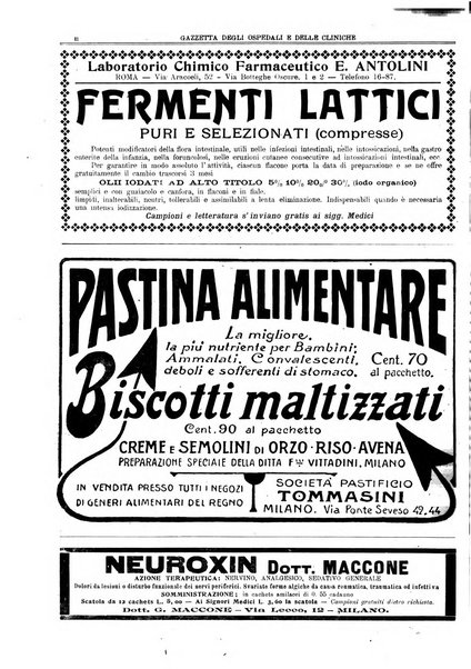 Gazzetta degli ospedali e delle cliniche