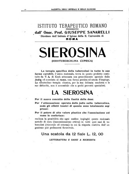 Gazzetta degli ospedali e delle cliniche