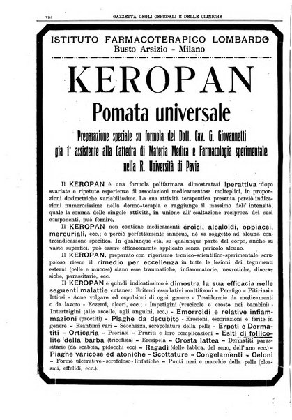 Gazzetta degli ospedali e delle cliniche