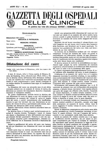 Gazzetta degli ospedali e delle cliniche