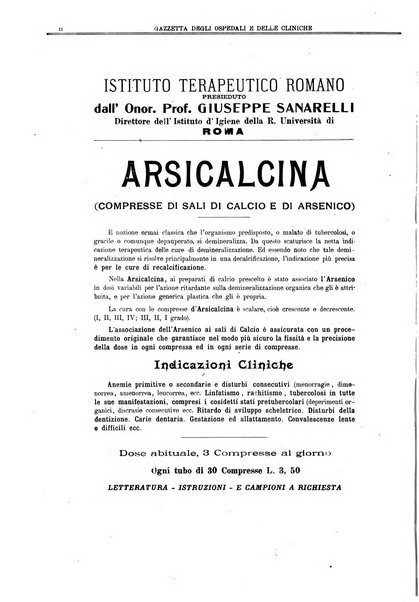 Gazzetta degli ospedali e delle cliniche