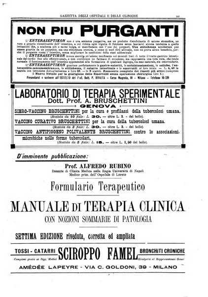 Gazzetta degli ospedali e delle cliniche