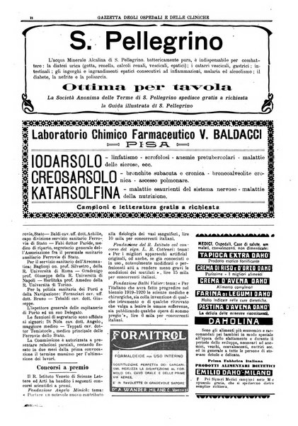 Gazzetta degli ospedali e delle cliniche