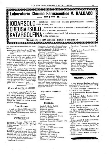 Gazzetta degli ospedali e delle cliniche