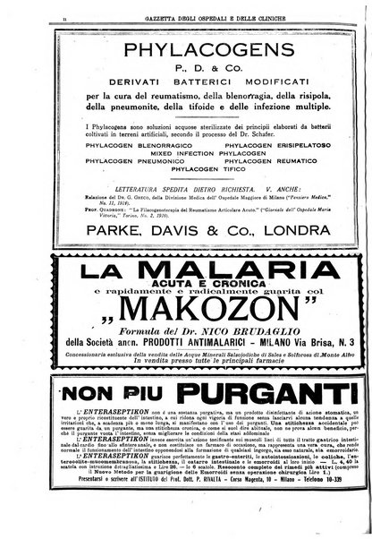 Gazzetta degli ospedali e delle cliniche