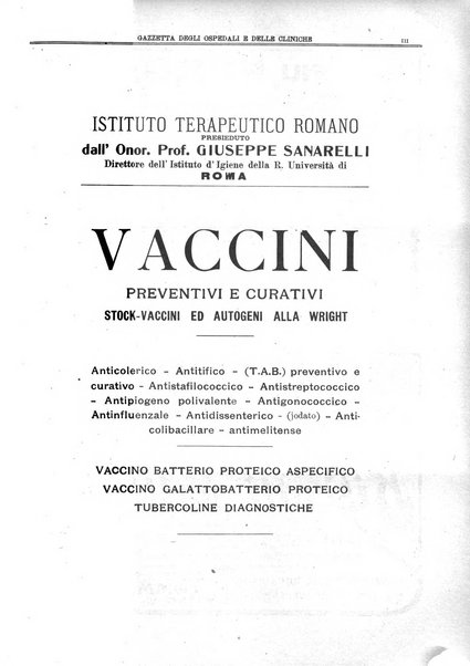 Gazzetta degli ospedali e delle cliniche