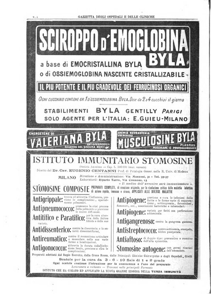 Gazzetta degli ospedali e delle cliniche