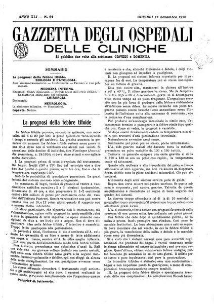 Gazzetta degli ospedali e delle cliniche