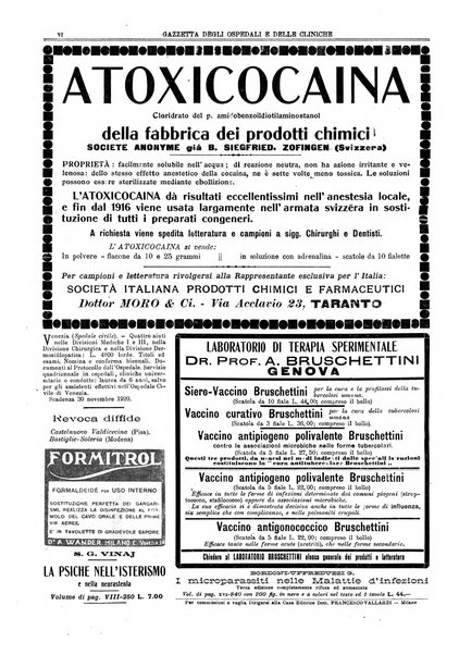 Gazzetta degli ospedali e delle cliniche