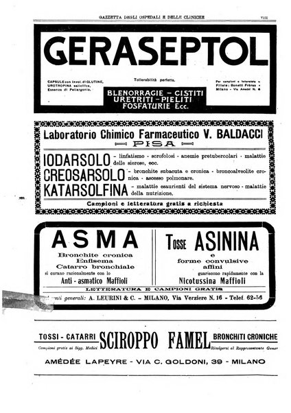 Gazzetta degli ospedali e delle cliniche