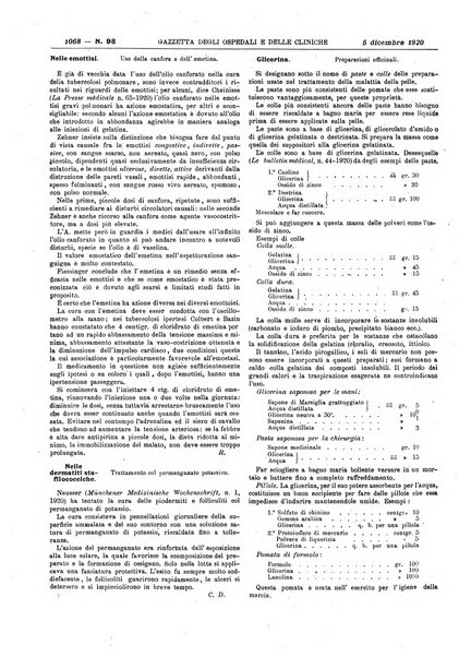 Gazzetta degli ospedali e delle cliniche