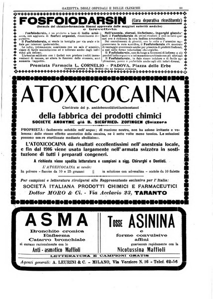 Gazzetta degli ospedali e delle cliniche