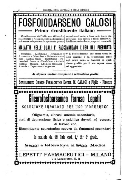 Gazzetta degli ospedali e delle cliniche