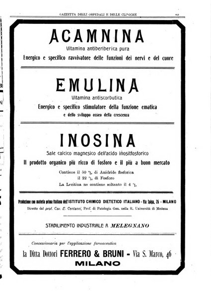 Gazzetta degli ospedali e delle cliniche