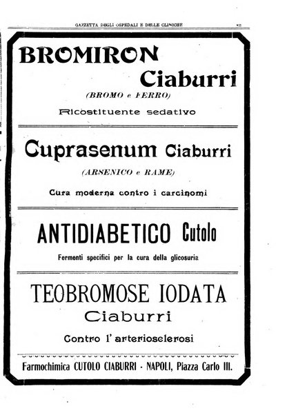 Gazzetta degli ospedali e delle cliniche