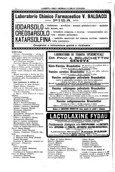 Gazzetta degli ospedali e delle cliniche