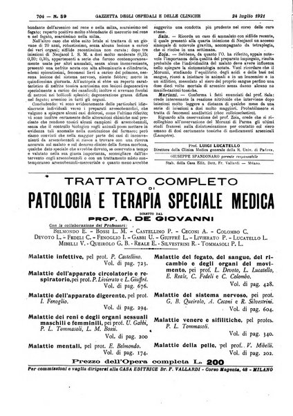 Gazzetta degli ospedali e delle cliniche