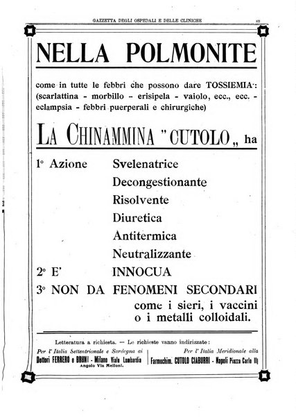 Gazzetta degli ospedali e delle cliniche