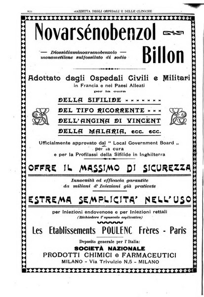 Gazzetta degli ospedali e delle cliniche