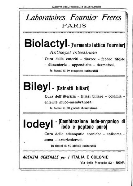 Gazzetta degli ospedali e delle cliniche