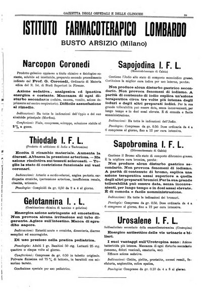 Gazzetta degli ospedali e delle cliniche