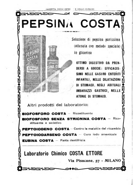 Gazzetta degli ospedali e delle cliniche