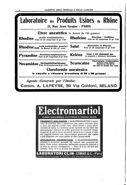 Gazzetta degli ospedali e delle cliniche