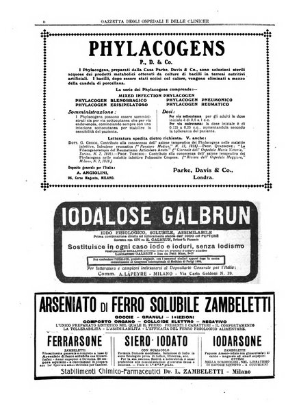 Gazzetta degli ospedali e delle cliniche