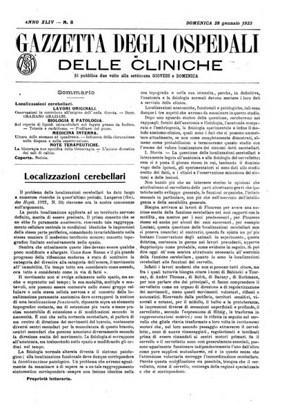 Gazzetta degli ospedali e delle cliniche