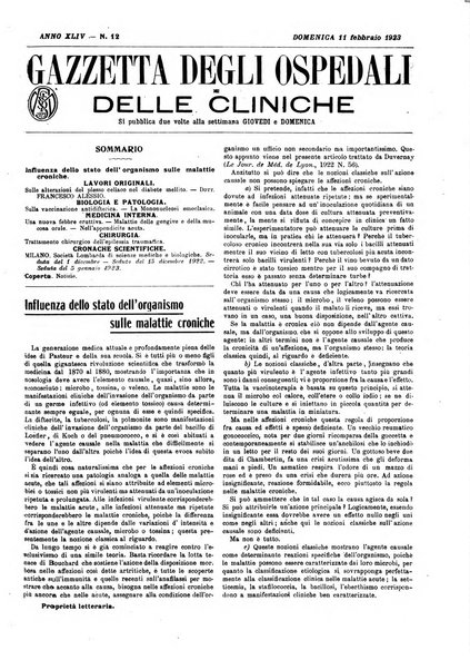 Gazzetta degli ospedali e delle cliniche