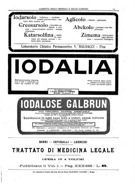 Gazzetta degli ospedali e delle cliniche