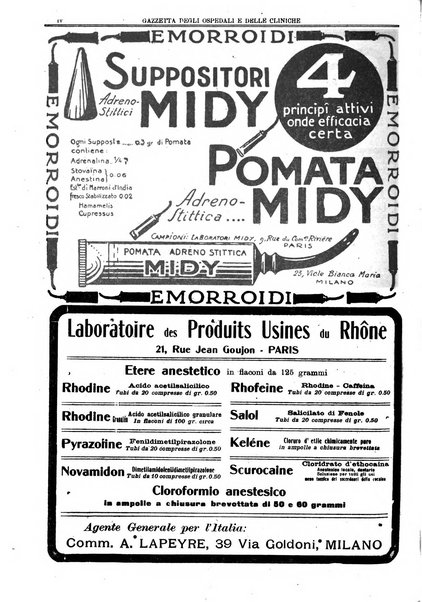 Gazzetta degli ospedali e delle cliniche