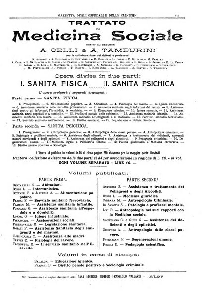 Gazzetta degli ospedali e delle cliniche