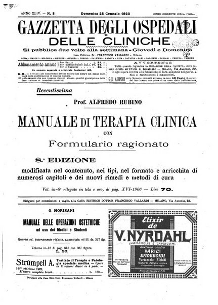 Gazzetta degli ospedali e delle cliniche