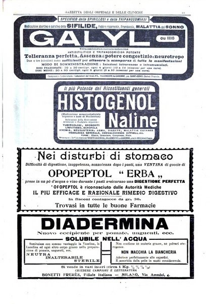 Gazzetta degli ospedali e delle cliniche