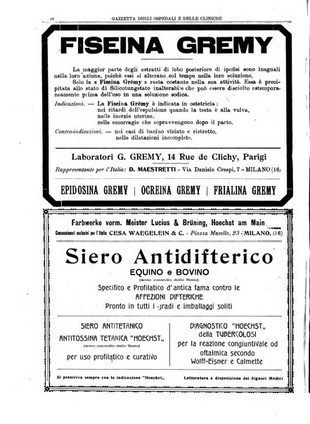 Gazzetta degli ospedali e delle cliniche