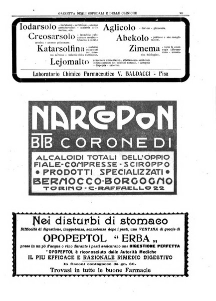 Gazzetta degli ospedali e delle cliniche