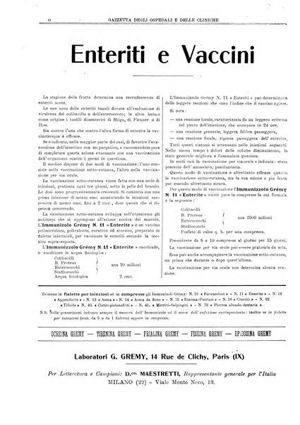 Gazzetta degli ospedali e delle cliniche