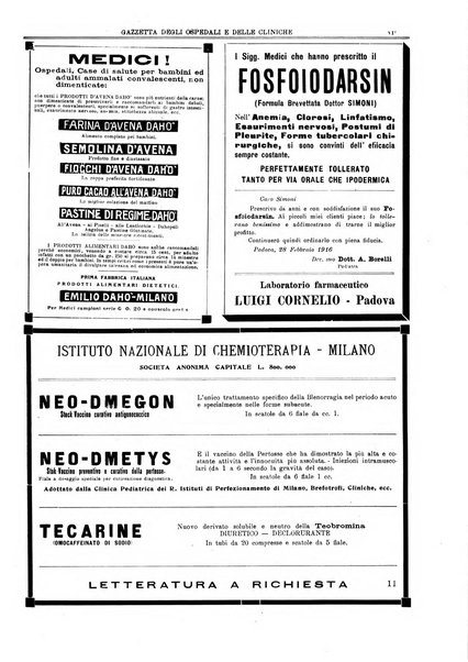 Gazzetta degli ospedali e delle cliniche