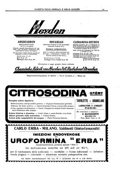 Gazzetta degli ospedali e delle cliniche