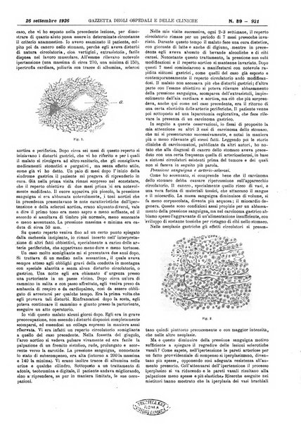 Gazzetta degli ospedali e delle cliniche