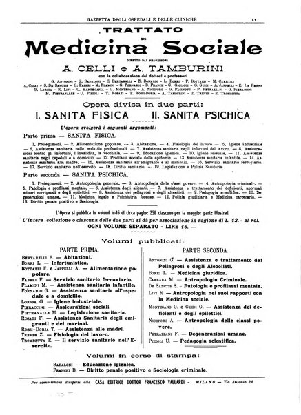 Gazzetta degli ospedali e delle cliniche