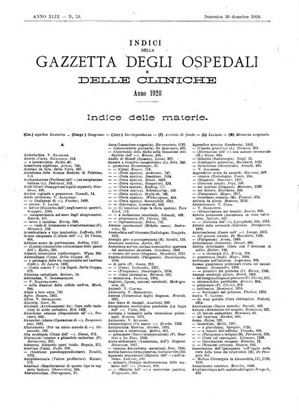 Gazzetta degli ospedali e delle cliniche