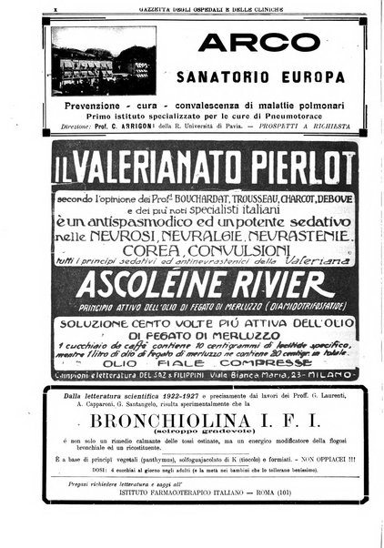 Gazzetta degli ospedali e delle cliniche