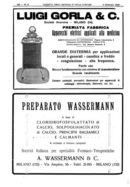 Gazzetta degli ospedali e delle cliniche