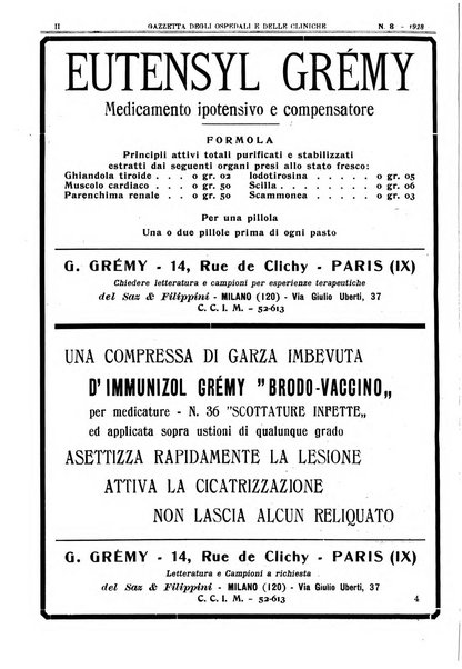 Gazzetta degli ospedali e delle cliniche