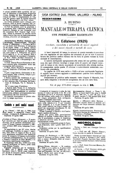 Gazzetta degli ospedali e delle cliniche